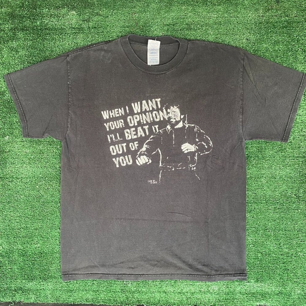 Vintage Y2K Chuck Norris Shirt Funny Humor Ironic Punk Tee